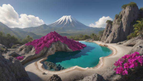 A enchanting day highlighting a landscape