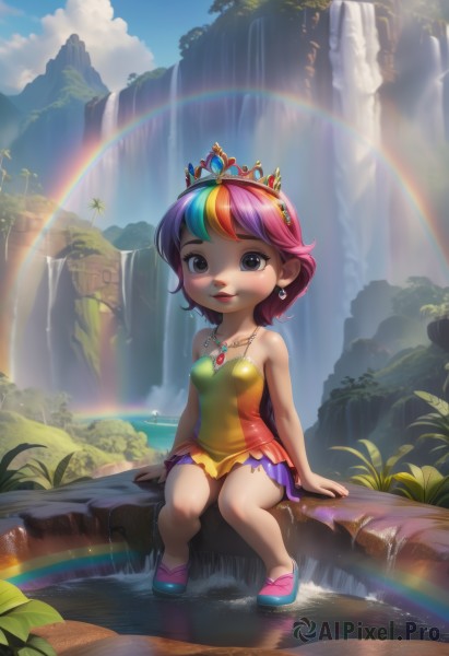A child in the heart of a beautiful day