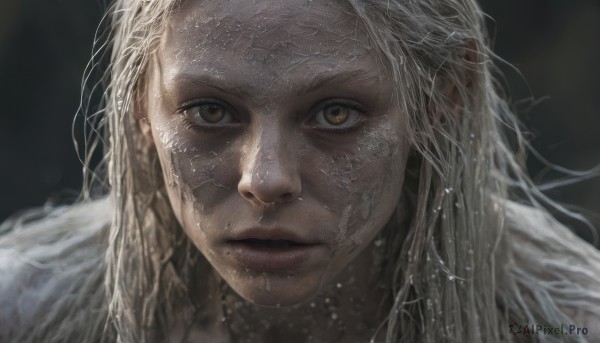 A unique view of a female in dynamic scene