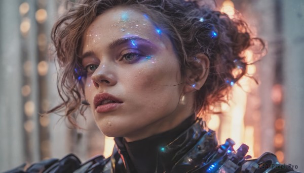A glimpse of a female in a ethereal dynamic scene