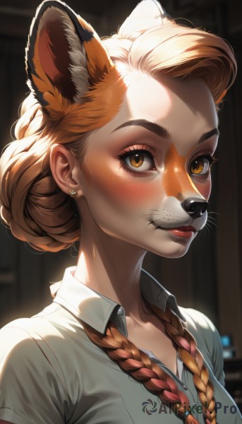 A female portrayed in a refreshing dynamic scene