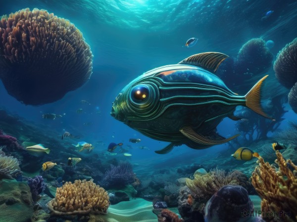 A vibrant unique subject captured in scenery
