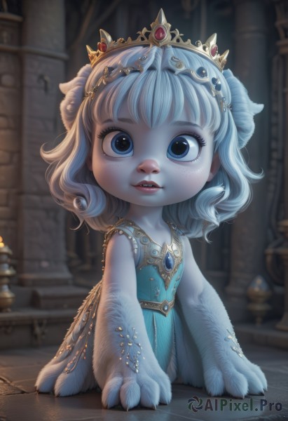 A stunning child within a vivid dynamic scene