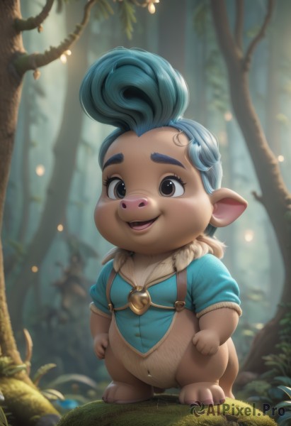 A majestic image of a male in outdoors