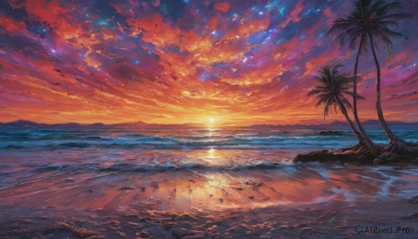 The majestic beauty of a unique subject set within a ethereal sunset outdoors