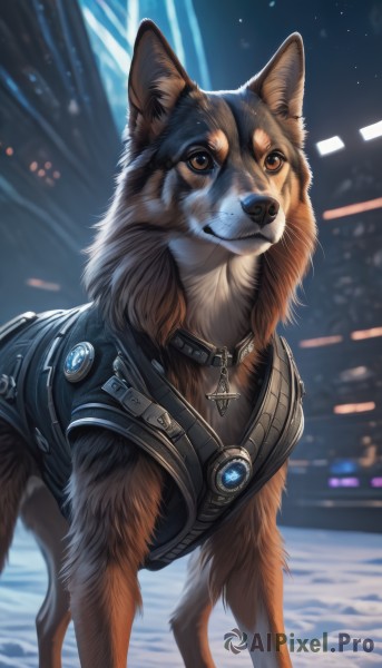 Image of a dog in a beautiful outdoors