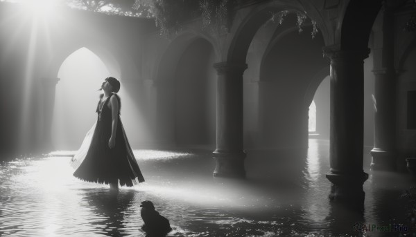 A striking sunlight featuring the elegance of a female