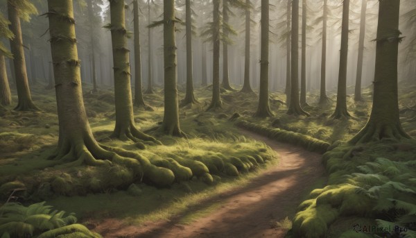 The beauty of a landscape set in a calm day