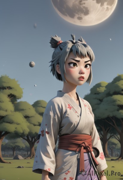 The majestic beauty of a female set within a calm day