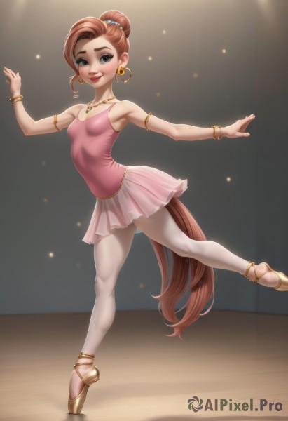 A peaceful image of a female in wooden floor