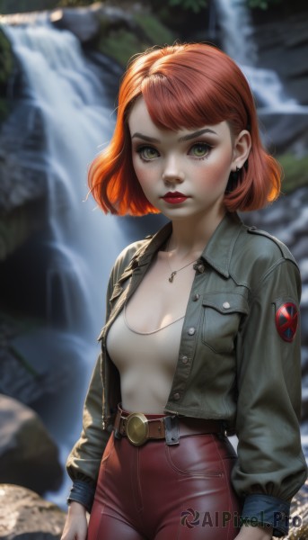 A female in the heart of a majestic outdoors