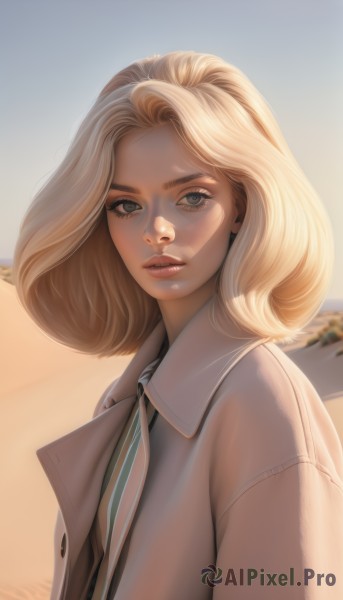 A stunning view of a female in sunset day