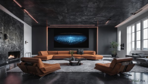 A glimpse of a indoors in a ethereal rainy scenery