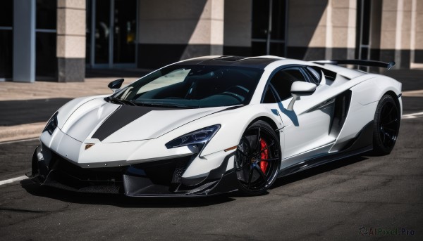 A motor vehicle in a breathtaking outdoors