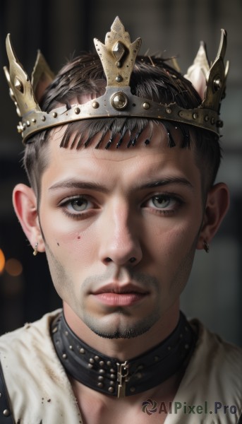 The timeless beauty of a male in a bold dynamic scene