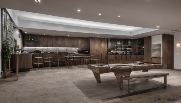 The elegance of a indoors in a tranquil scenery