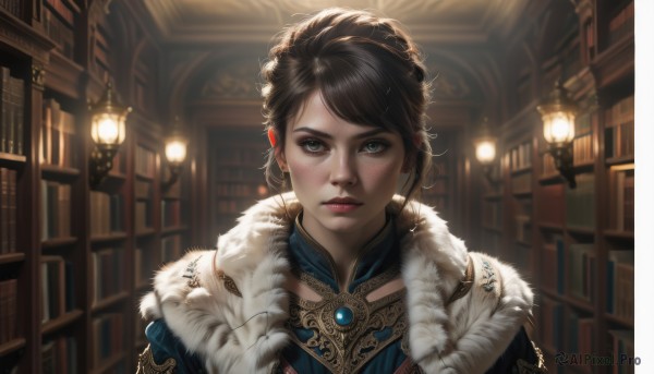 The allure of a female in a dynamic dynamic scene