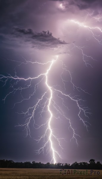 outdoors,sky,cloud,tree,no humans,night,moon,cloudy sky,grass,nature,scenery,forest,electricity,lightning,landscape,star (sky),night sky,dark,field