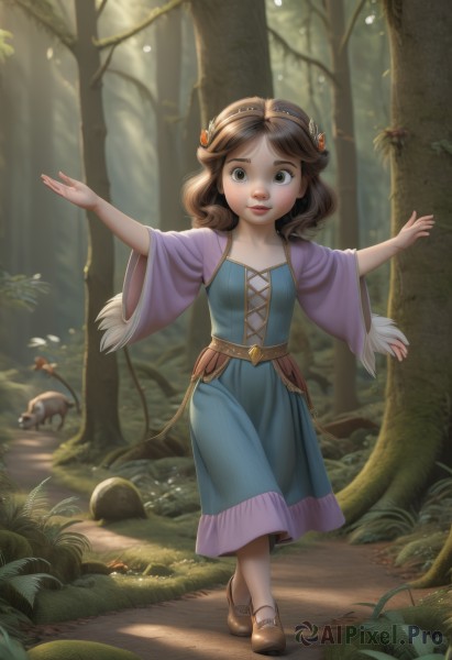 Image of a child in a vibrant day