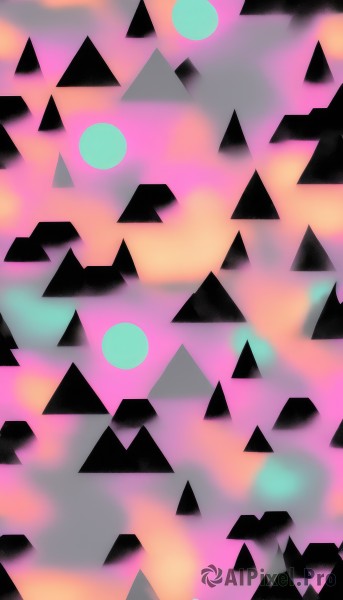 A abstract surrounded by a serene background