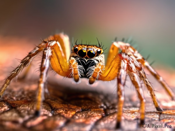 solo,looking at viewer,outdoors,sky,artist name,blurry,no humans,depth of field,blurry background,bug,claws,monster,realistic,extra eyes,wings,glowing