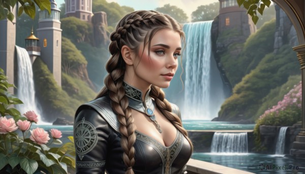The majestic beauty of a female set within a ethereal day