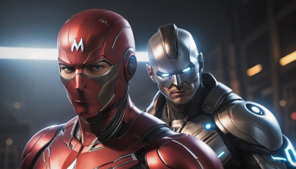A dynamic view of a cyborg in dynamic scene