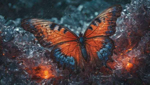 A magnificent unique subject within rainy dynamic scene