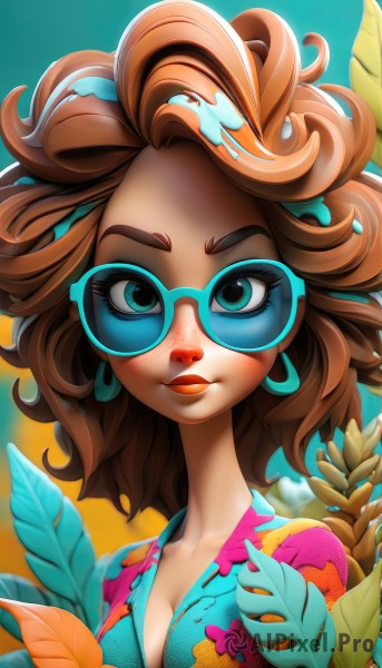 A female in the heart of a majestic dynamic scene