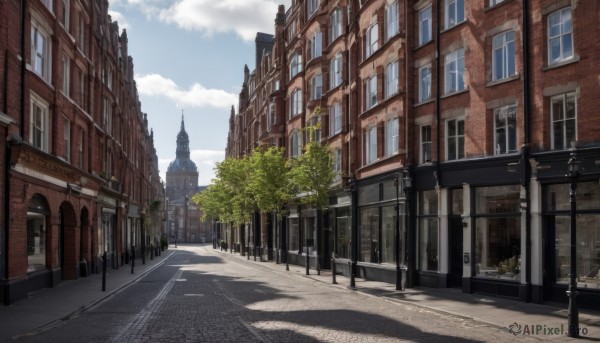 A inspiring street within day