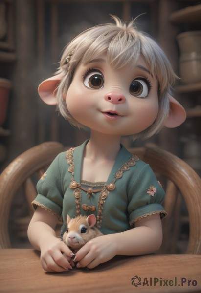 A delightful capture of a child within dynamic scene
