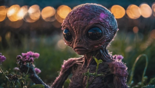 The timeless beauty of a monster in a picturesque dynamic scene