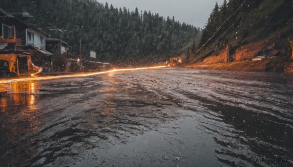 Snowy outdoors brought to life with a captivating motor vehicle