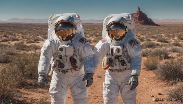 The elegance of a astronaut in a idyllic day