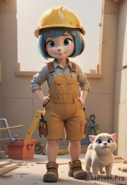 A child caught in a peaceful day