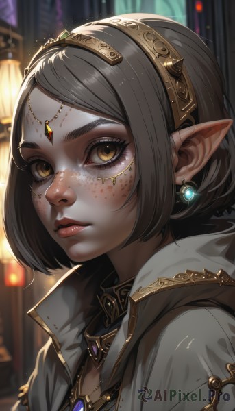 A female captured in a enchanting dynamic scene