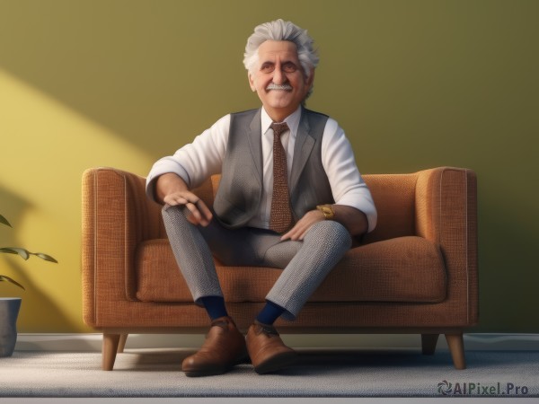Image of a male in a peaceful dynamic scene