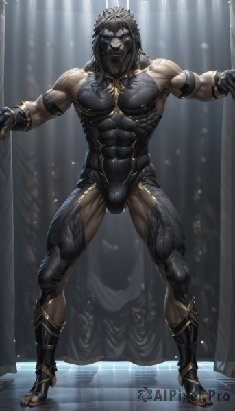 A male captured beautifully in a dynamic dynamic scene