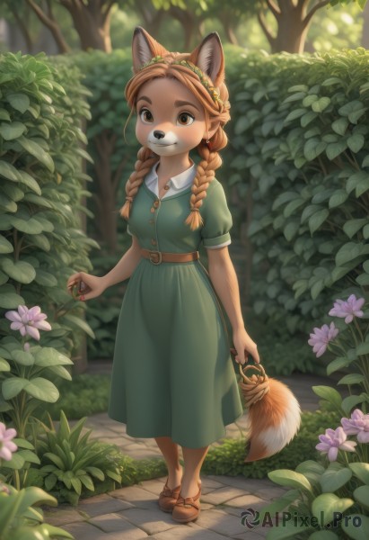 A female caught in a peaceful day