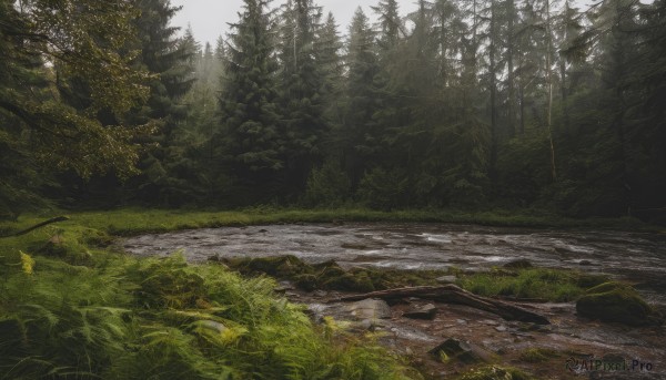 A stunning portrayal of a landscape in a lush day
