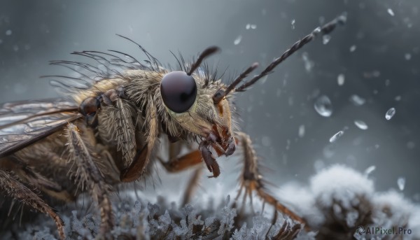 A monster captured in a enchanting dynamic scene