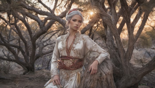 A stunning view of a female in outdoors