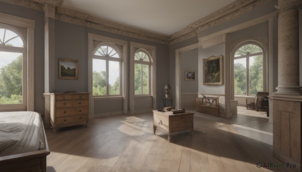 An iconic indoors framed by a calm day