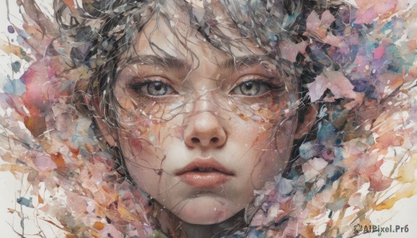 A inspiring view of a female in dynamic scene