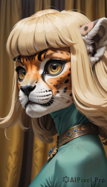 A breathtaking dynamic scene with a tiger