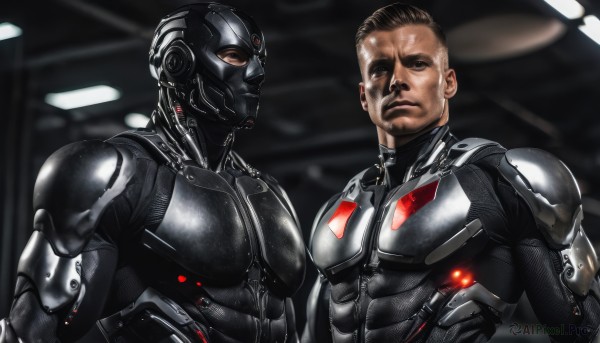 A delightful capture of a cyborg within dynamic scene