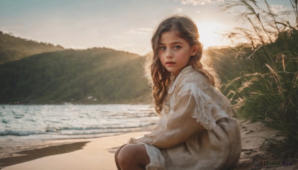 A glimpse of a child in a ethereal day