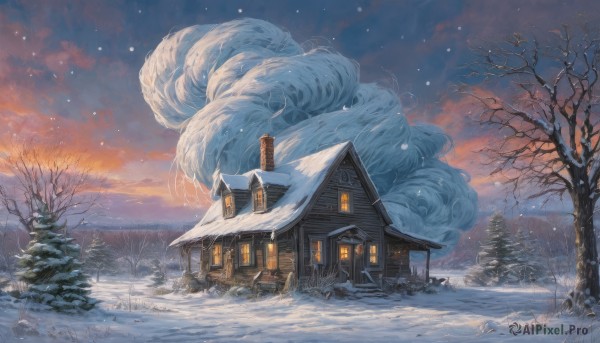 Snowy outdoors brought to life with a dynamic unique subject