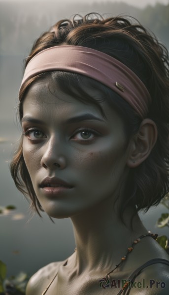 A idyllic female within a beautiful dynamic scene