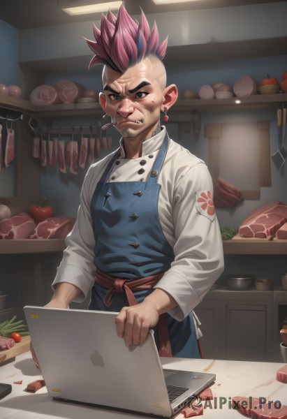 A graceful view of a male in dynamic scene